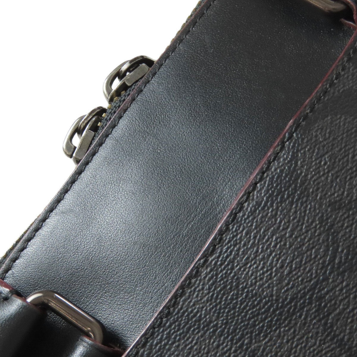 COACH コーチ F73970 シグネチャー 2WAY ビジネスバッグ PVC メンズ 中古