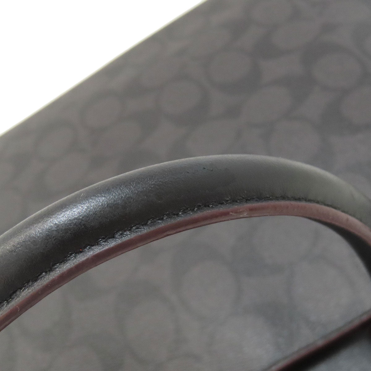 COACH コーチ F73970 シグネチャー 2WAY ビジネスバッグ PVC メンズ 中古