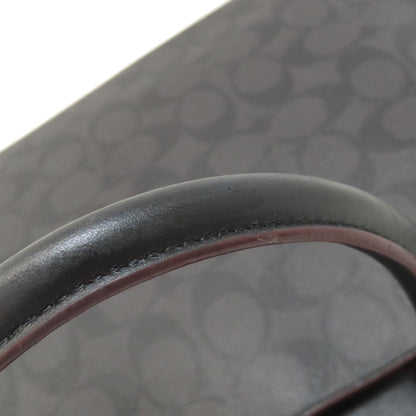 COACH コーチ F73970 シグネチャー 2WAY ビジネスバッグ PVC メンズ 中古