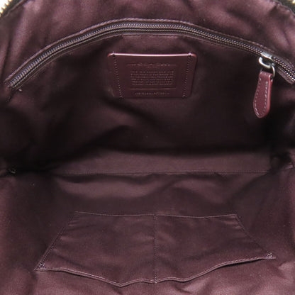 COACH コーチ F73970 シグネチャー 2WAY ビジネスバッグ PVC メンズ 中古