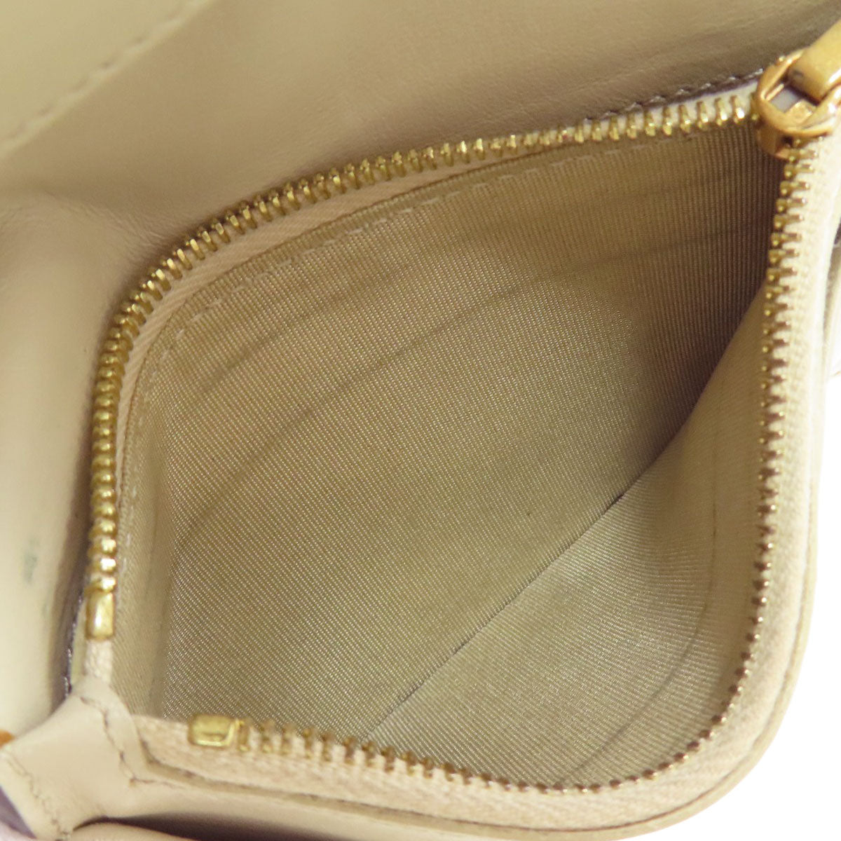 CELINE セリーヌ バイカラー 二つ折り財布（小銭入れあり） レザー レディース 中古