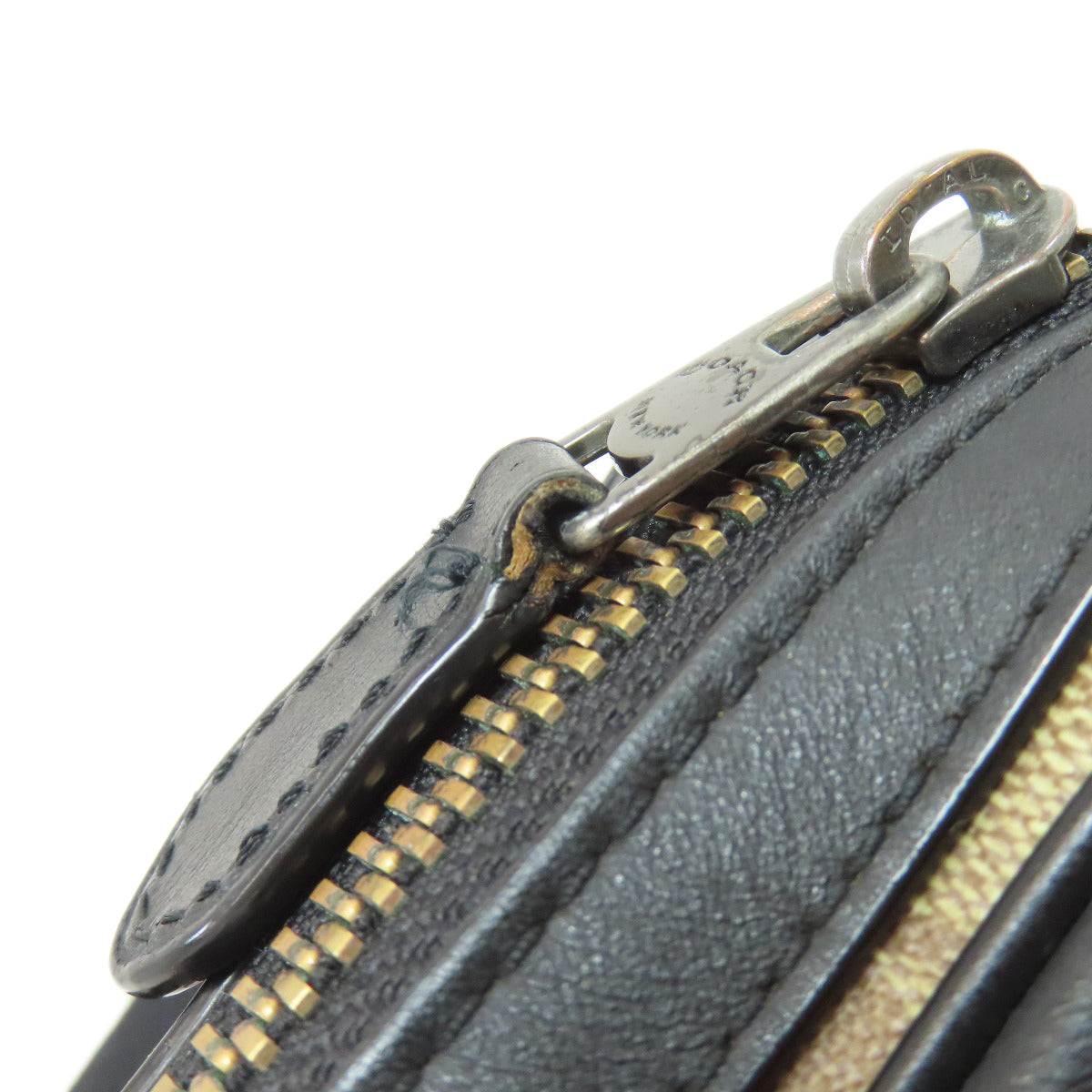 COACH コーチ F50715 シグネチャー ショルダーバッグ PVC レディース 中古