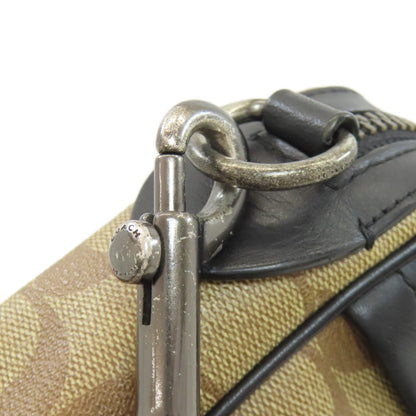 COACH コーチ F50715 シグネチャー ショルダーバッグ PVC レディース 中古