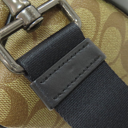 COACH コーチ F50715 シグネチャー ショルダーバッグ PVC レディース 中古