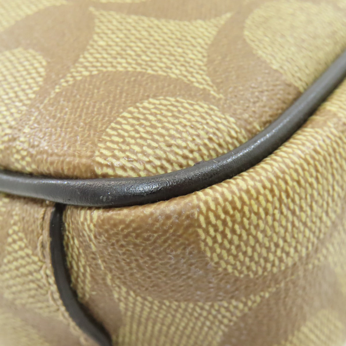 COACH コーチ F50715 シグネチャー ショルダーバッグ PVC レディース 中古