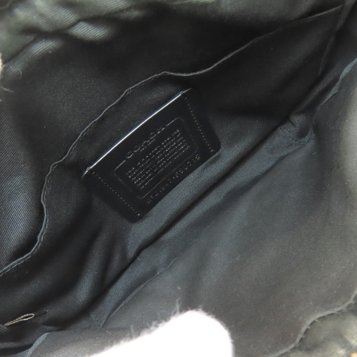 COACH コーチ F50715 シグネチャー ショルダーバッグ PVC レディース 中古