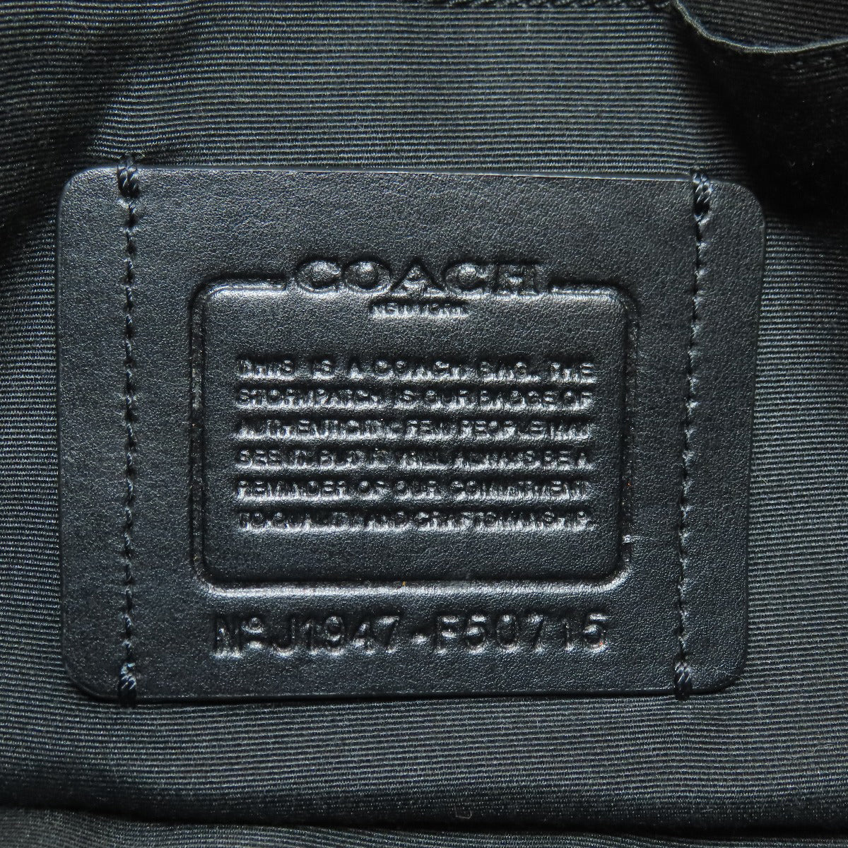 COACH コーチ F50715 シグネチャー ショルダーバッグ PVC レディース 中古