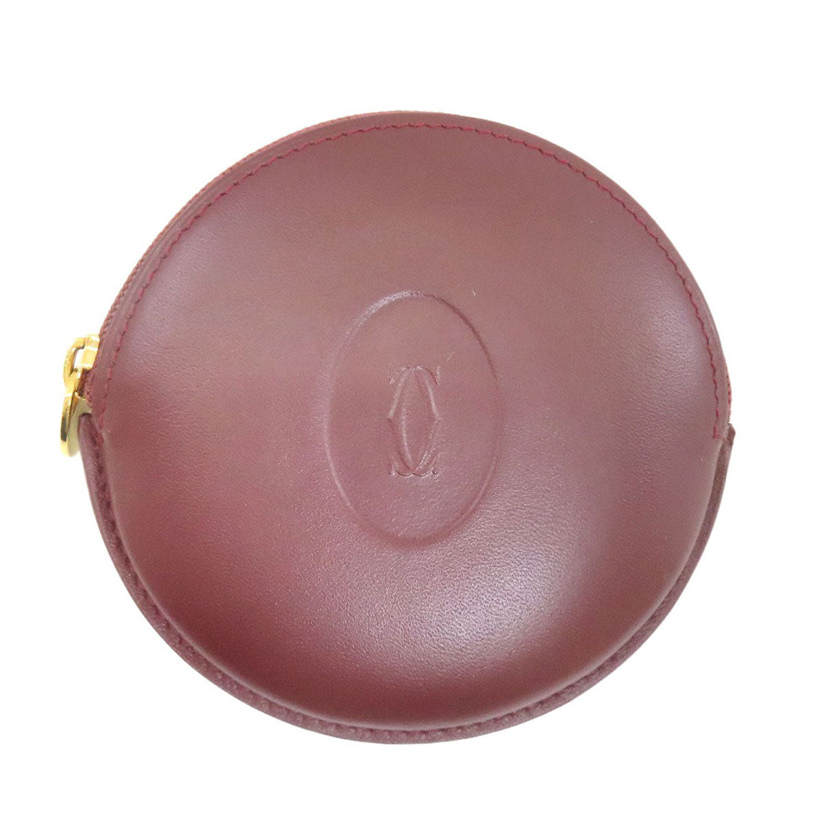 CARTIER カルティエ マストライン コインケース レザー レディース 中古