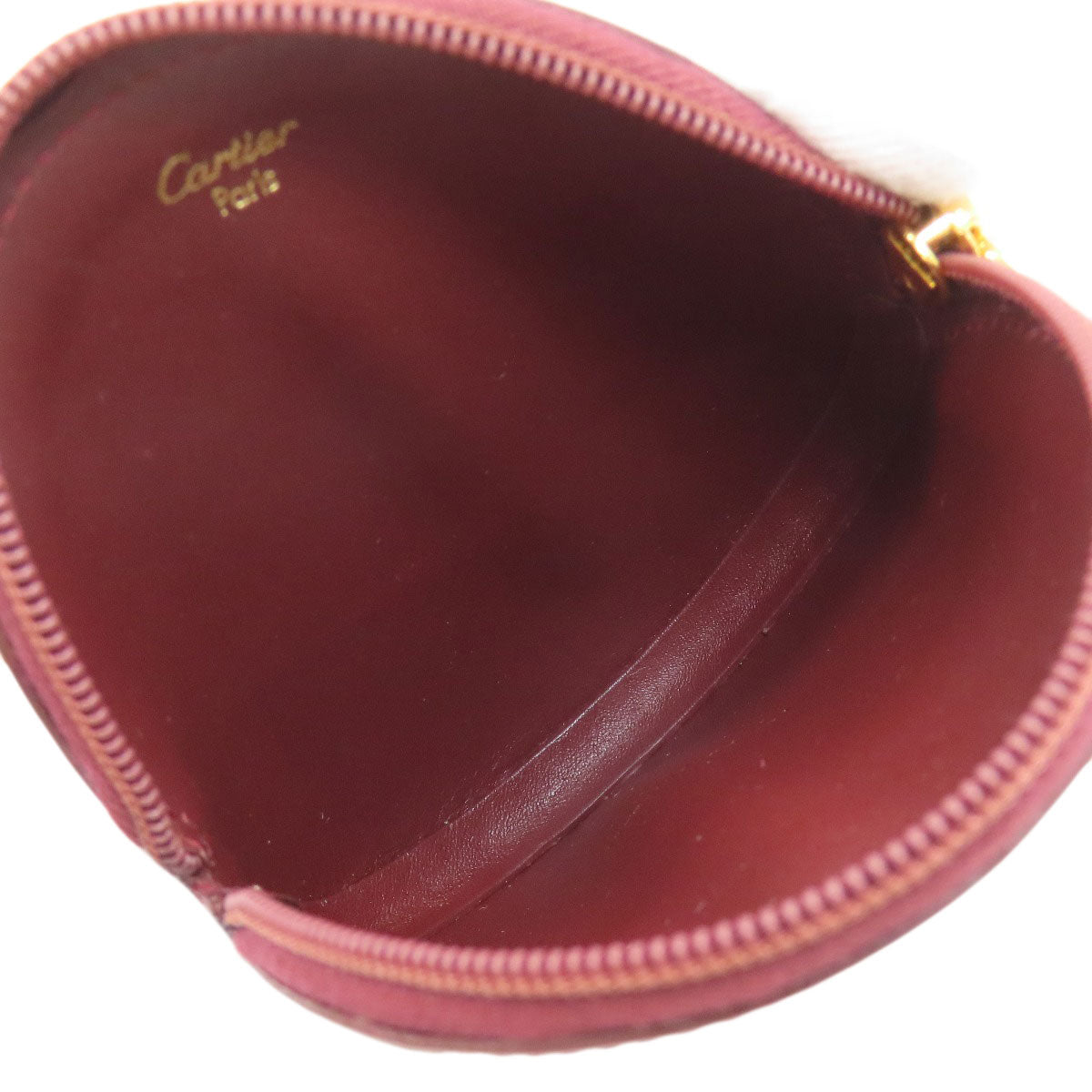 CARTIER カルティエ マストライン コインケース レザー レディース 中古