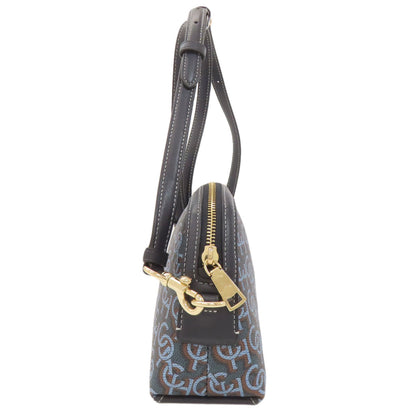 COACH コーチ CF343 マディ シグネチャー ショルダーバッグ PVC レディース 中古