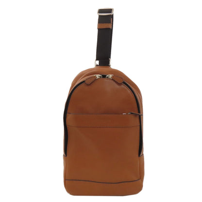 COACH コーチ F71751 ロゴ ボディバッグ レザー レディース 中古