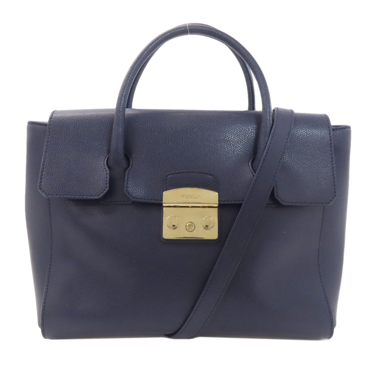 Furla フルラ 2WAY ハンドバッグ PVC レディース 中古