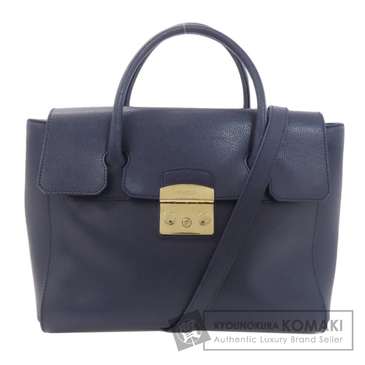 Furla フルラ 2WAY ハンドバッグ PVC レディース 中古