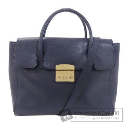 Furla フルラ 2WAY ハンドバッグ PVC レディース 中古