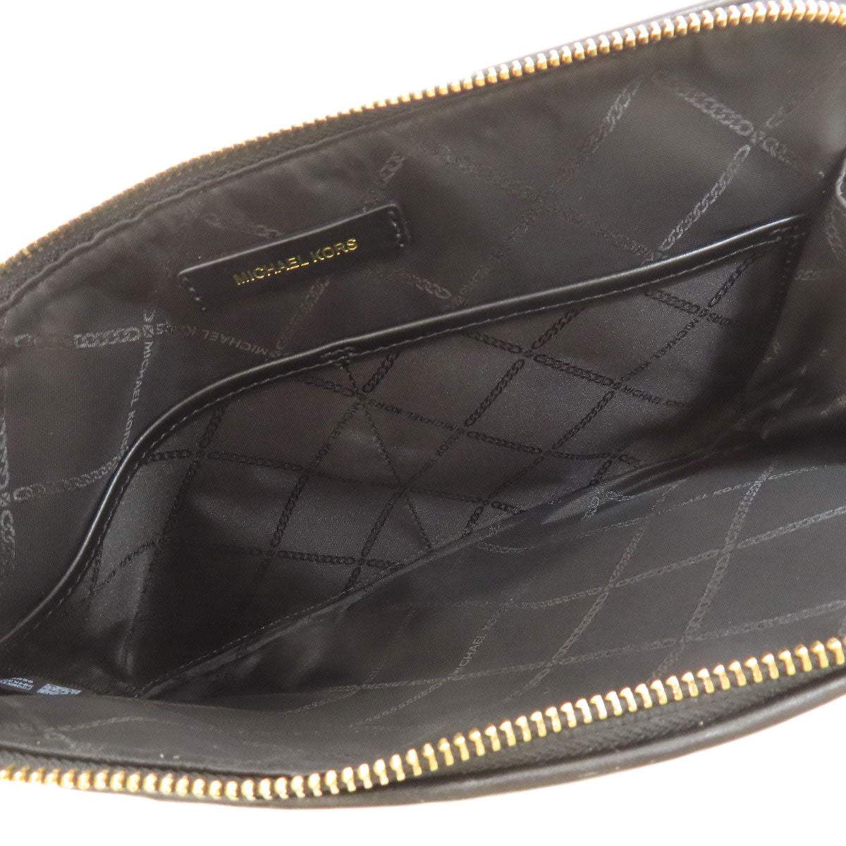 Michael Kors マイケルコース ロゴ クラッチバッグ キャンバス レディース 中古