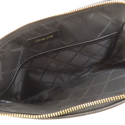 Michael Kors マイケルコース ロゴ クラッチバッグ キャンバス レディース 中古