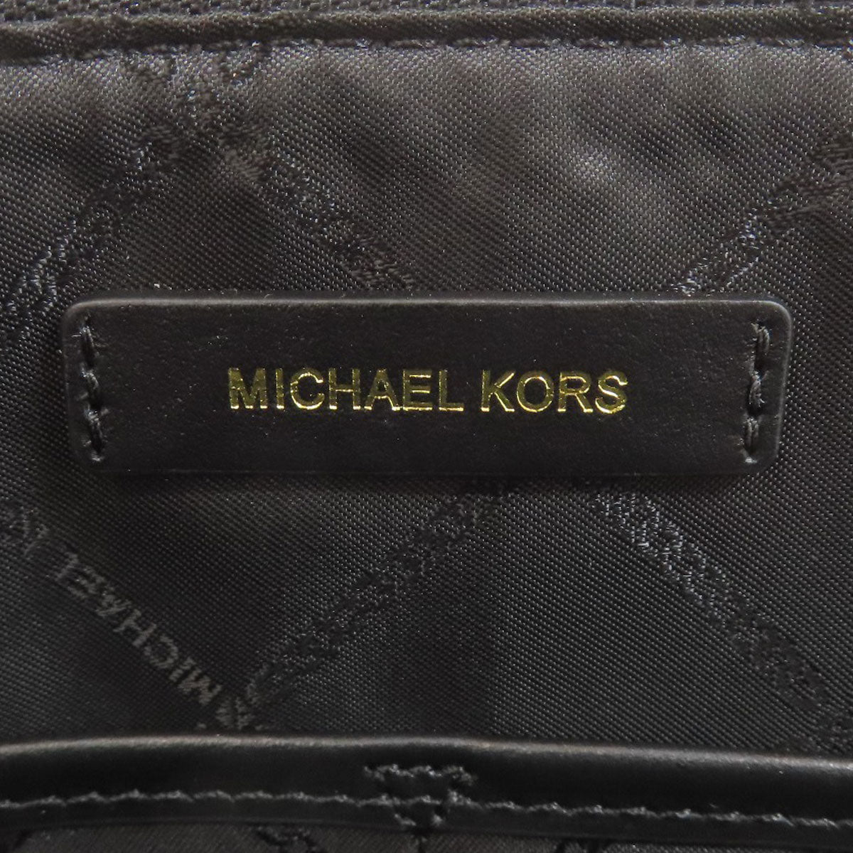 Michael Kors マイケルコース ロゴ クラッチバッグ キャンバス レディース 中古