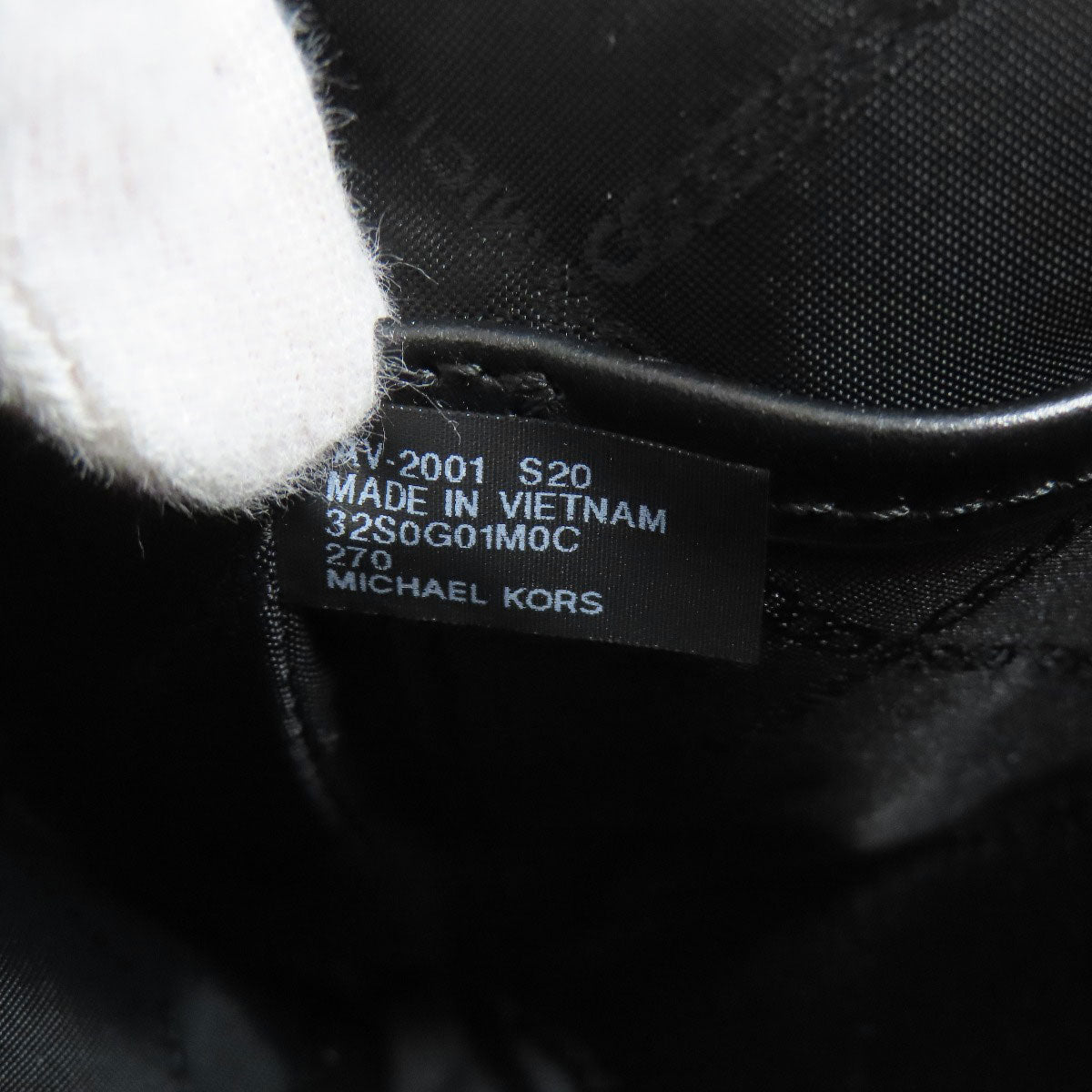 Michael Kors マイケルコース ロゴ クラッチバッグ キャンバス レディース 中古