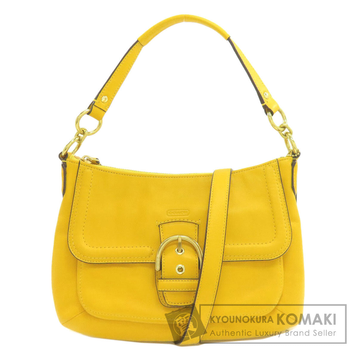 COACH コーチ F24687 ソーホー 2WAY ハンドバッグ レザー レディース 中古