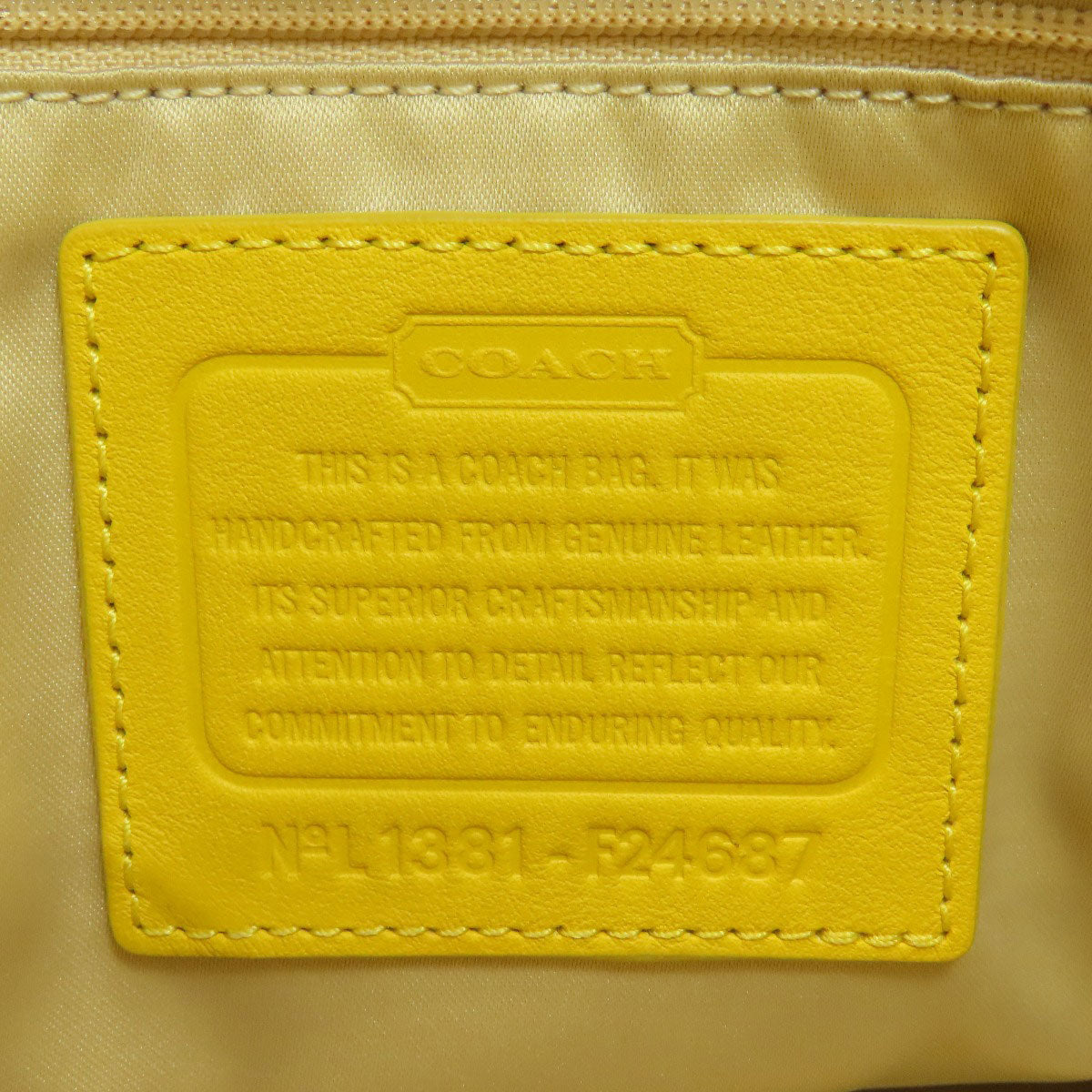 COACH コーチ F24687 ソーホー 2WAY ハンドバッグ レザー レディース 中古
