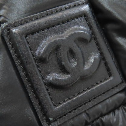 CHANEL シャネル コココクーン シルバー金具 ハンドバッグ ナイロン レディース 中古