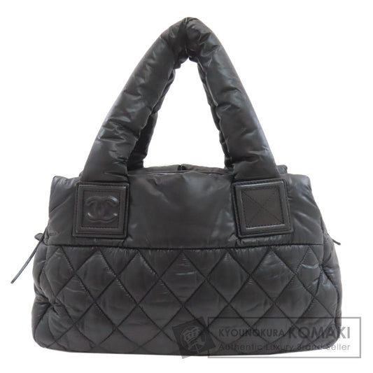 CHANEL シャネル コココクーン シルバー金具 ハンドバッグ ナイロン レディース 中古