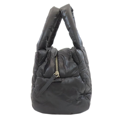 CHANEL シャネル コココクーン シルバー金具 ハンドバッグ ナイロン レディース 中古