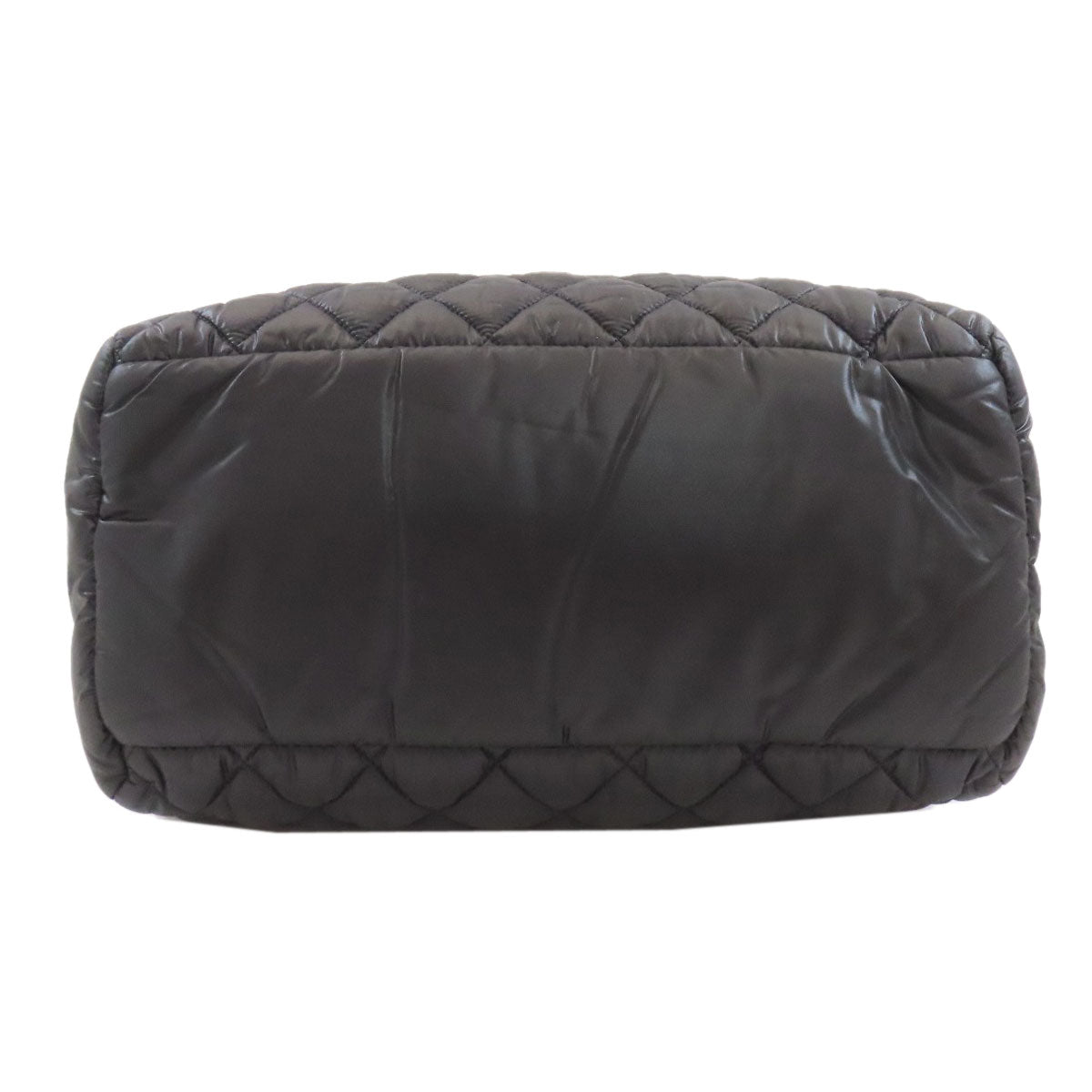 CHANEL シャネル コココクーン シルバー金具 ハンドバッグ ナイロン レディース 中古