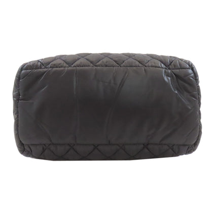 CHANEL シャネル コココクーン シルバー金具 ハンドバッグ ナイロン レディース 中古
