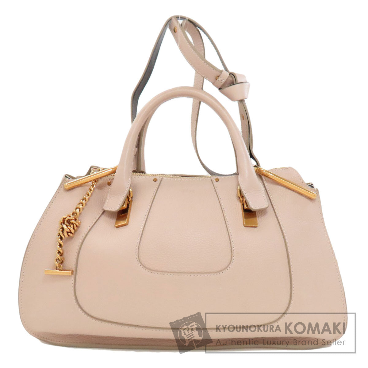 CHLOE クロエ ヘイリー 2WAY ハンドバッグ レザー レディース 中古