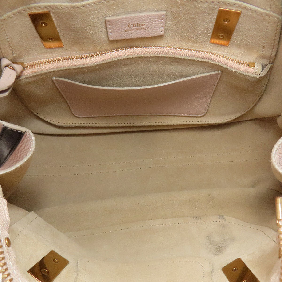 CHLOE クロエ ヘイリー 2WAY ハンドバッグ レザー レディース 中古