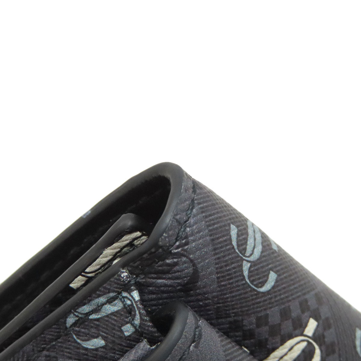 Jimmy Choo ジミーチュウ ロゴ 三つ折り財布 二つ折り財布（小銭入れあり） レザー レディース 中古