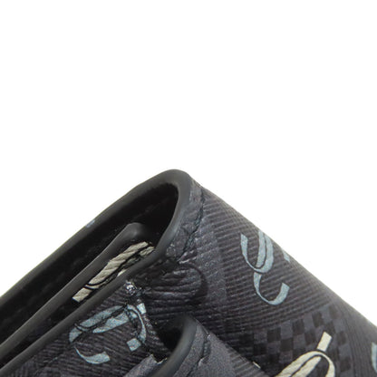 Jimmy Choo ジミーチュウ ロゴ 三つ折り財布 二つ折り財布（小銭入れあり） レザー レディース 中古