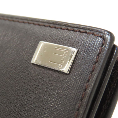 Dunhill ダンヒル サイドカー ガンメタル カードケース レザー メンズ 中古