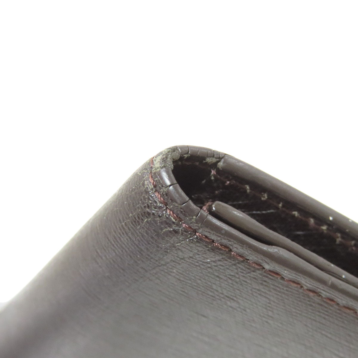 Dunhill ダンヒル サイドカー ガンメタル カードケース レザー メンズ 中古
