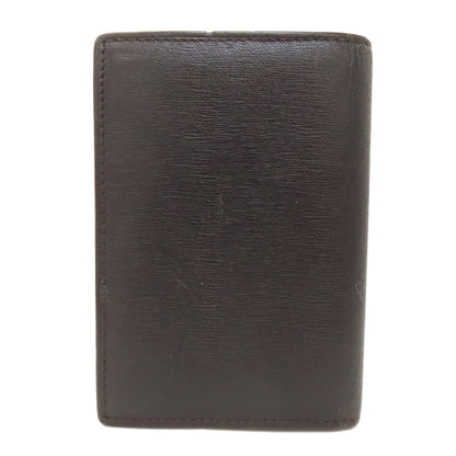 Dunhill ダンヒル サイドカー ガンメタル カードケース レザー メンズ 中古