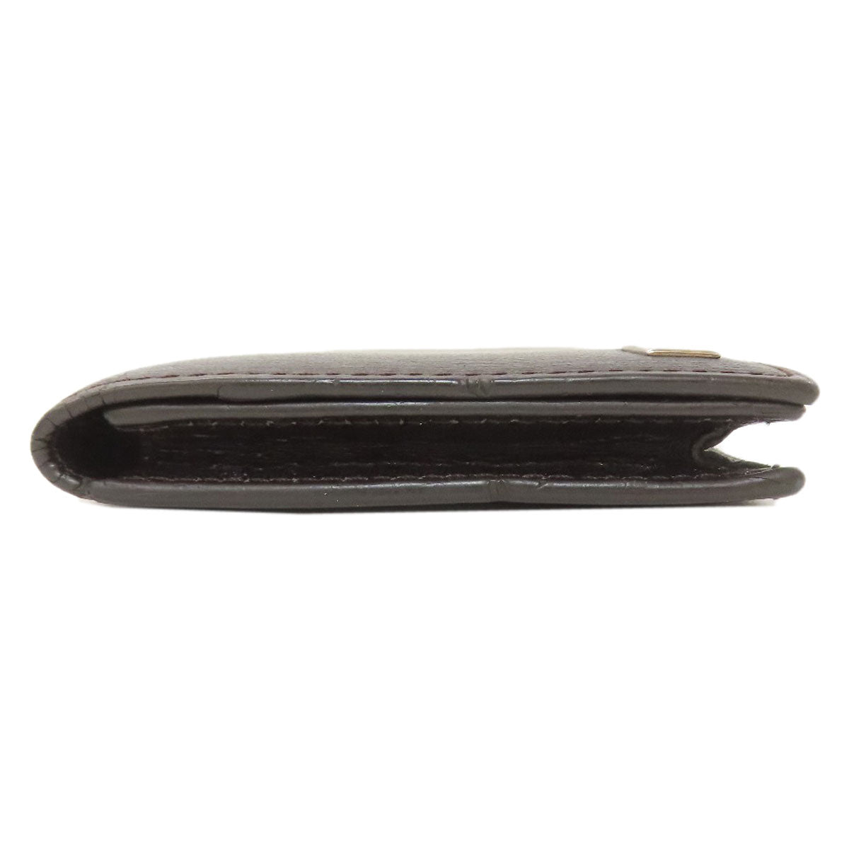 Dunhill ダンヒル サイドカー ガンメタル カードケース レザー メンズ 中古