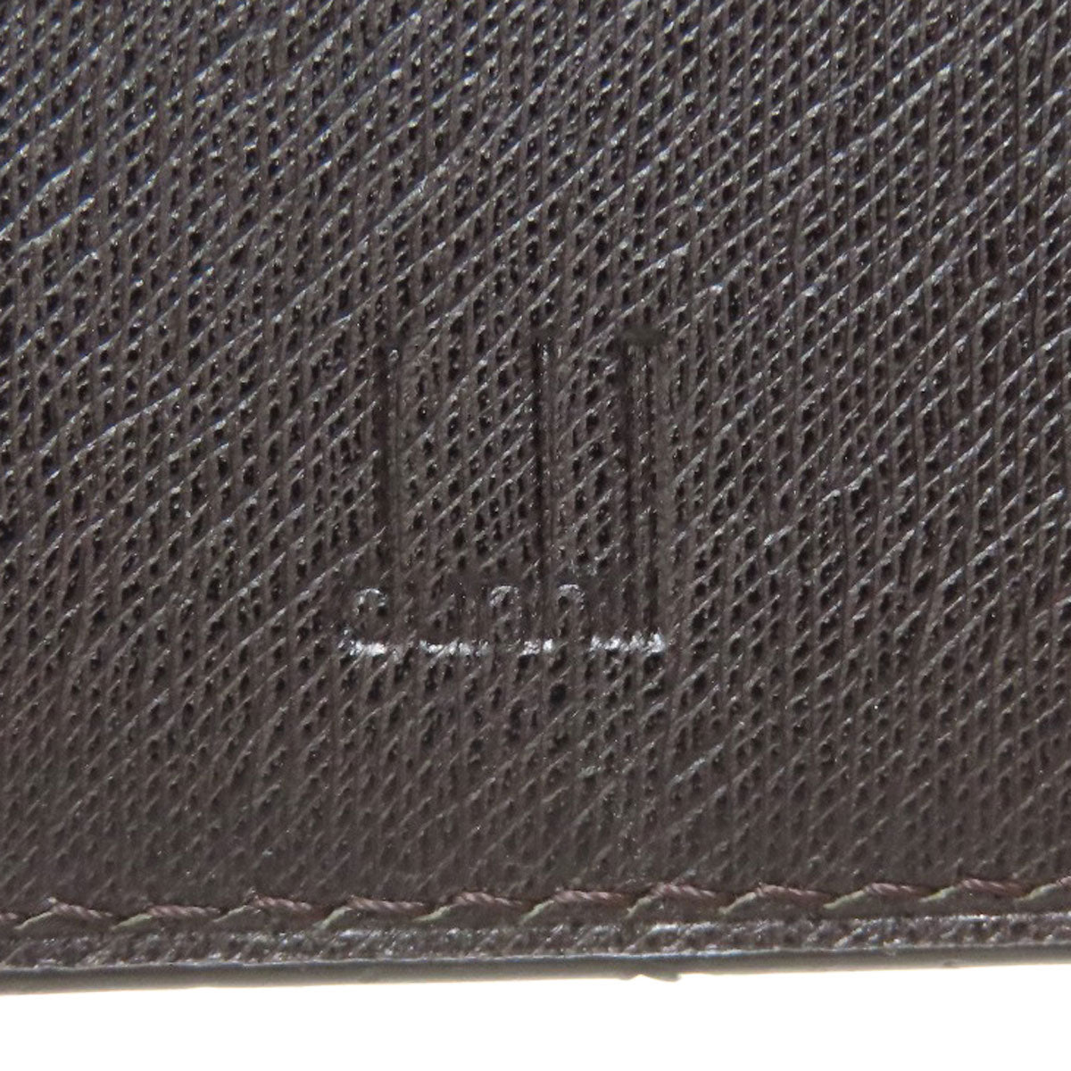 Dunhill ダンヒル サイドカー ガンメタル カードケース レザー メンズ 中古