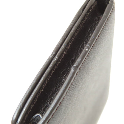 Dunhill ダンヒル サイドカー ガンメタル カードケース レザー メンズ 中古