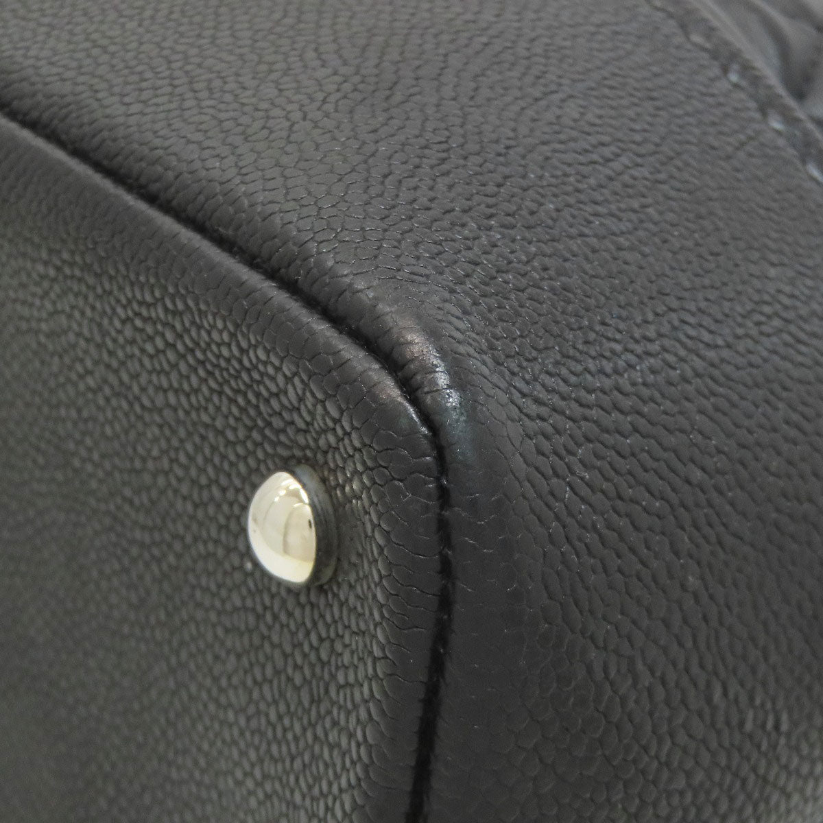 CHANEL シャネル マトラッセ シルバー金具 2WAY トートバッグ カーフ レディース 中古