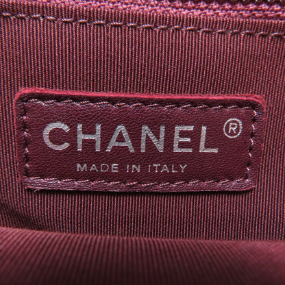 CHANEL シャネル マトラッセ シルバー金具 2WAY トートバッグ カーフ レディース 中古