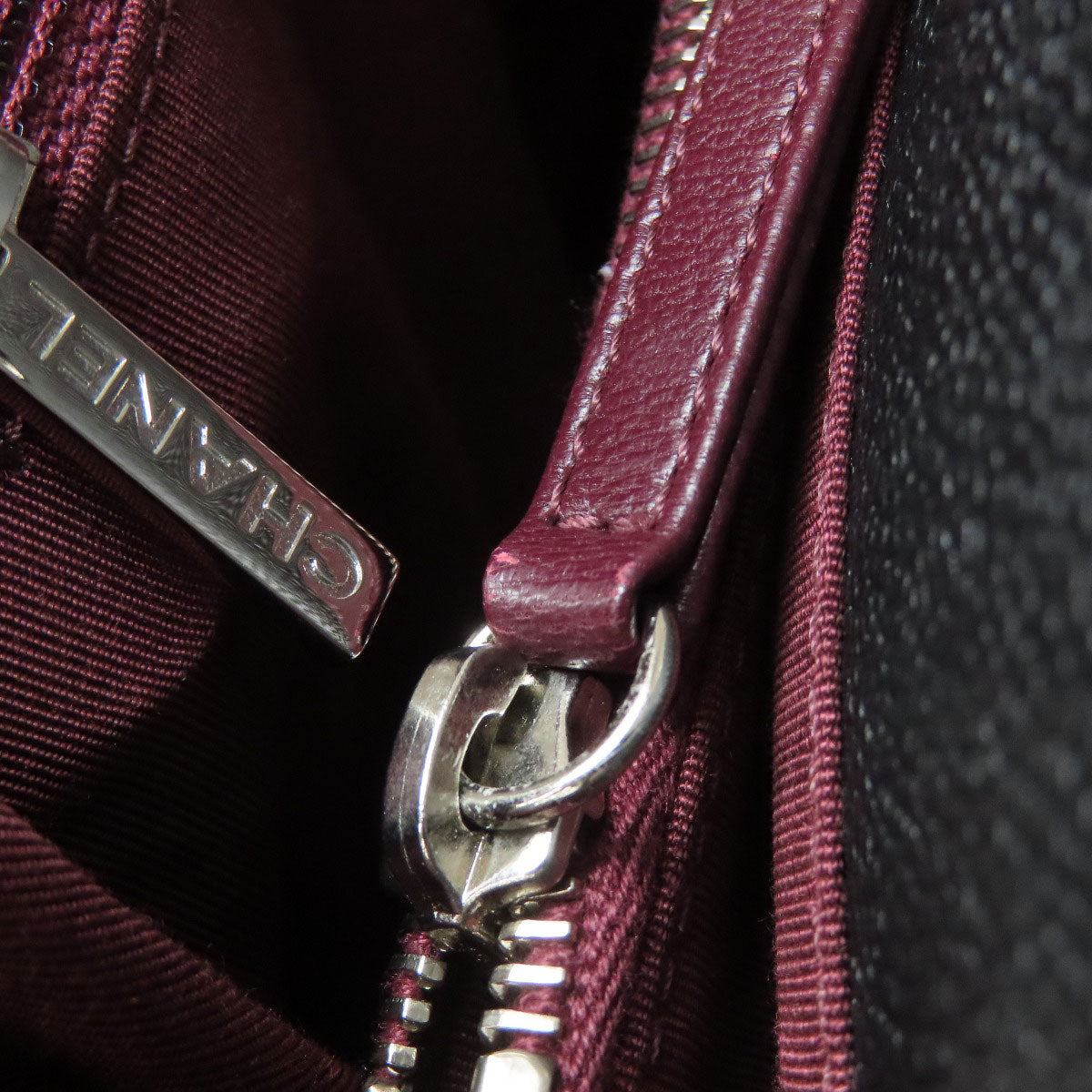 CHANEL シャネル マトラッセ シルバー金具 2WAY トートバッグ カーフ レディース 中古