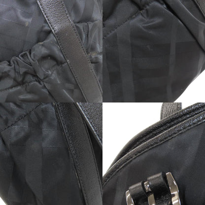 BURBERRY バーバリー チェック柄 2WAY トートバッグ ナイロン レディース 中古