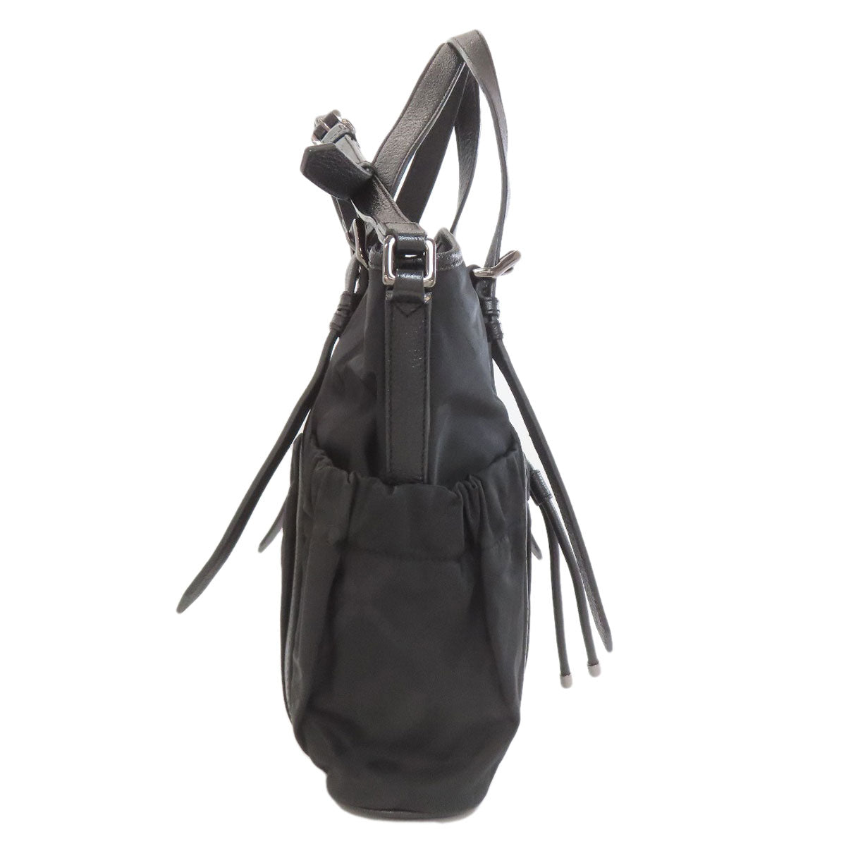 BURBERRY バーバリー チェック柄 2WAY トートバッグ ナイロン レディース 中古