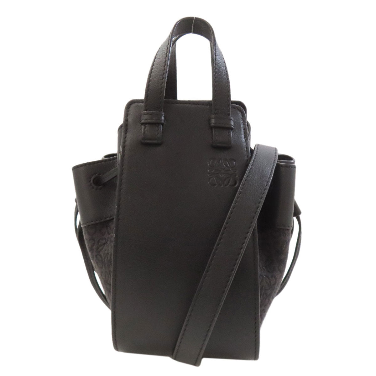 LOEWE ロエベ ハンモック ミニ 2WAY ハンドバッグ カーフ レディース 中古