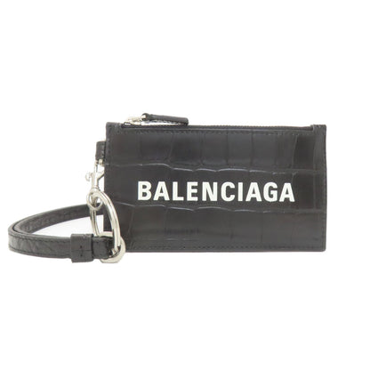 BALENCIAGA バレンシアガ 594848 コインケース カードケース レザー レディース 中古