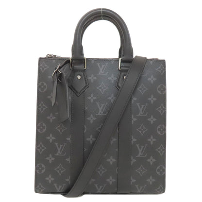 LOUIS VUITTON ルイヴィトン M46456 サックプラ・クロス ハンドバッグ モノグラムエクリプス メンズ 中古