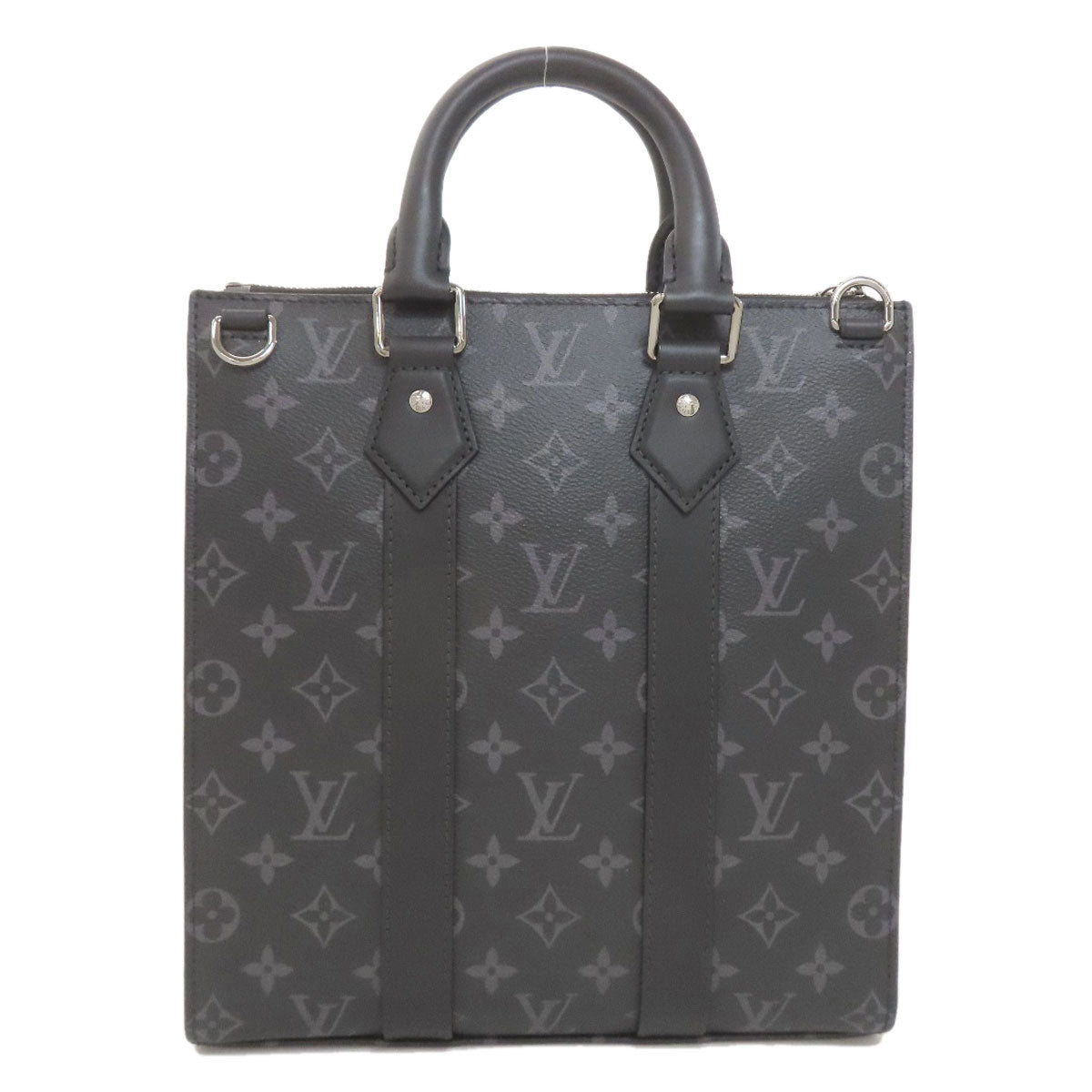 LOUIS VUITTON ルイヴィトン M46456 サックプラ・クロス ハンドバッグ モノグラムエクリプス メンズ 中古