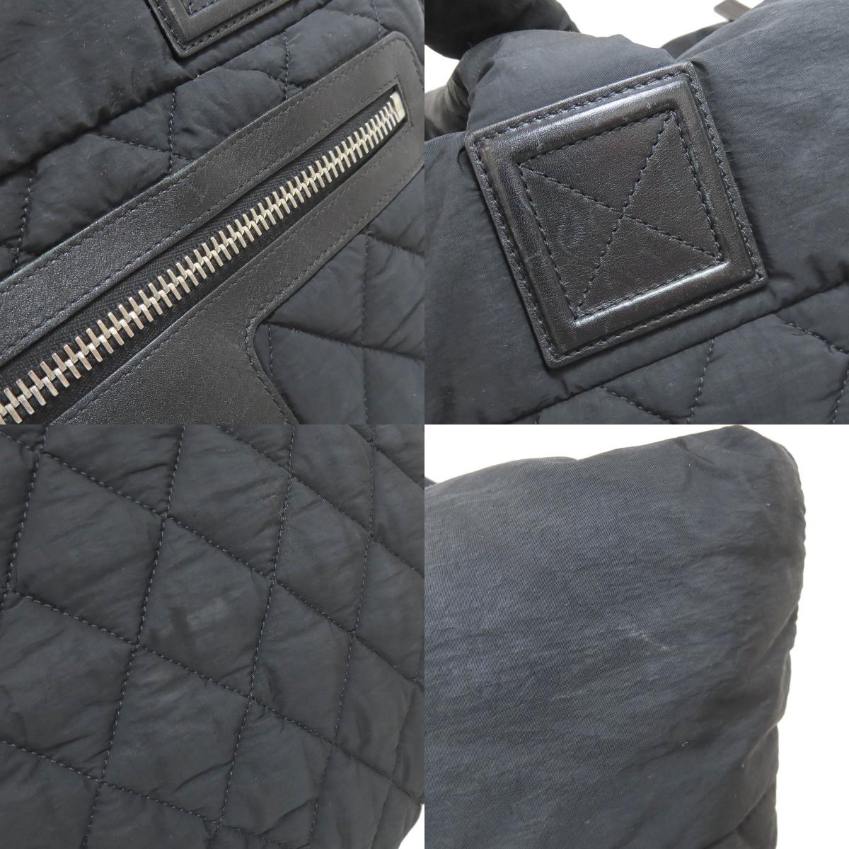 CHANEL シャネル コココクーン シルバー金具 トートバッグ ナイロン レディース 中古