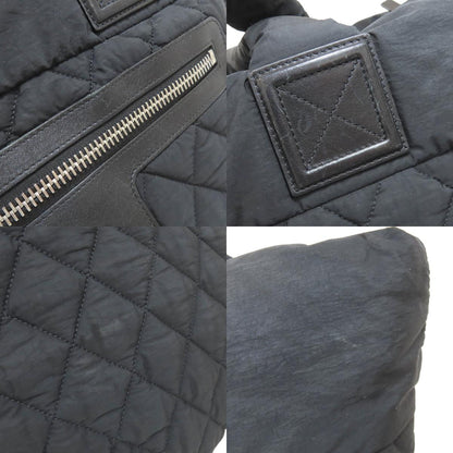 CHANEL シャネル コココクーン シルバー金具 トートバッグ ナイロン レディース 中古